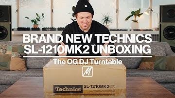 Brand New Technics SL-1210MK2 Unboxing | The OG DJ Turntable | MasterSounds
