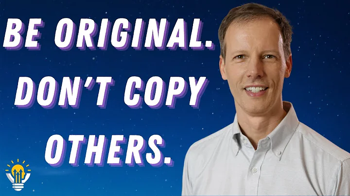 Be Original. Don't Copy Others. with Co-Founder of...
