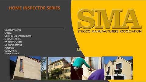 STUCCO HOME INSPECTOR SERIES - Stucco Cracks