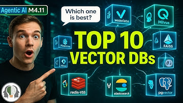 M4.11: Top 10 Vector Databases for RAG & Agentic AI | When & Where to Use Each?
