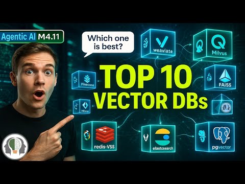 M4.11: Top 10 Vector Databases for RAG & Agentic AI | When & Where to Use Each?