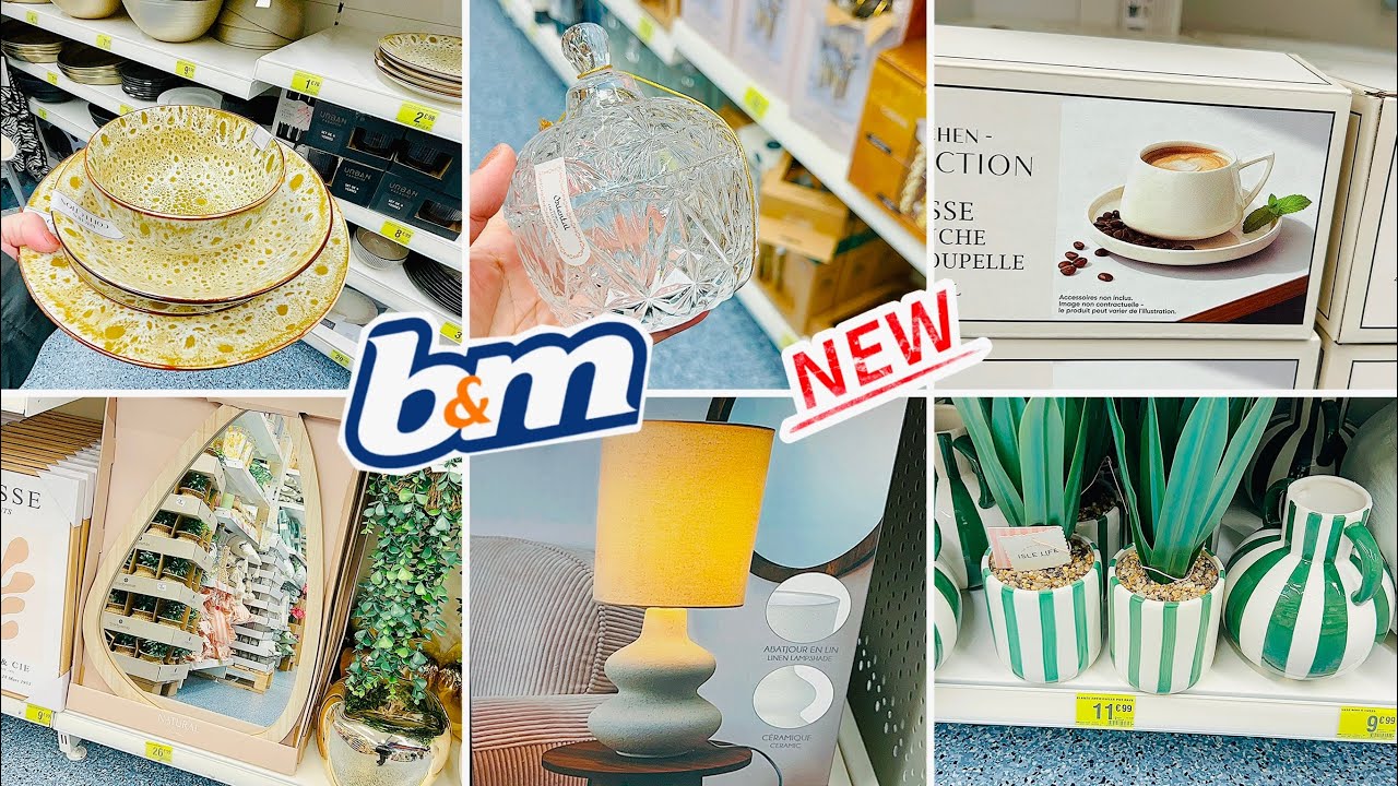 ✅ NOUVELLE ARRIVAGE B&M DU 03 MARS 2026 - DÉCORATION - VAISSELLE - MOBILIER JARDIN 