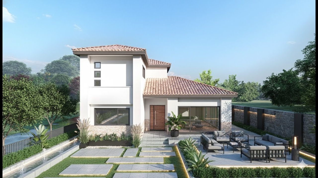 J4102-S : 40평 지중해 풍 전원주택 