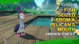 Fish Seized From a Pelican's Mouth (Hidden Chest) - Qiaoying Village | Genshin Impact