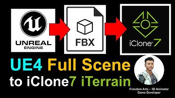 Unreal 3D Full Scene to iClone 7.9 - Full Tutorial