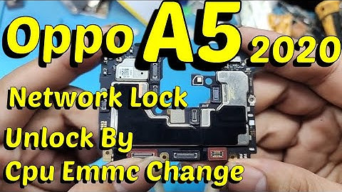 Oppo A5 2020 Network Lock Unlock By Cpu Emmc Change 👍👍
