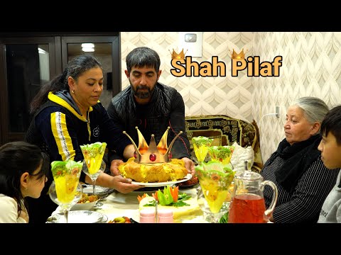 Til Novruz-festbordet kom mamma for å besøke oss | Jeg kokte Shah Pilaf og Dolma