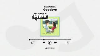 [LYRIC VIDEO] WENDY - Goodbye | The Beauty Inside OST