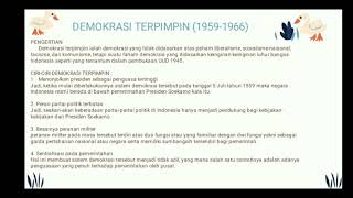 [KELOMPOK-2 XII MIPA 1] PRESENTASI SEJARAH INDONESIA: Demokrasi Terpimpin