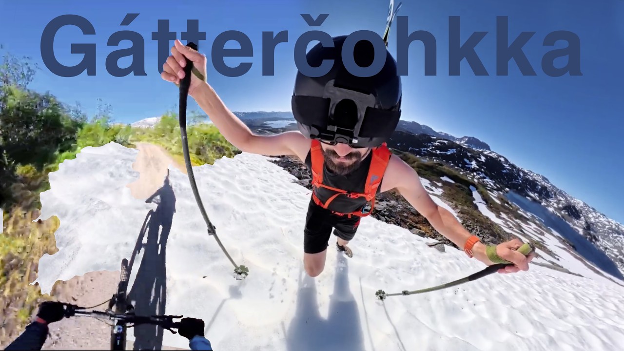 Morning summer mission in Riksgränsen