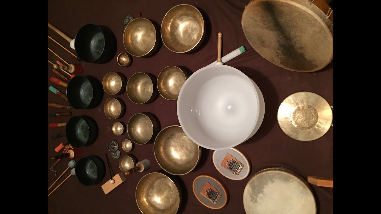 Real TIBETAN SINGING BOWLS, Ocean, nature sounds, MEDITATION MUSIC ...