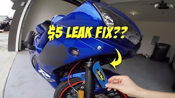 Fix for a Leaking a Motorcycle Fork Seal for Under $10?