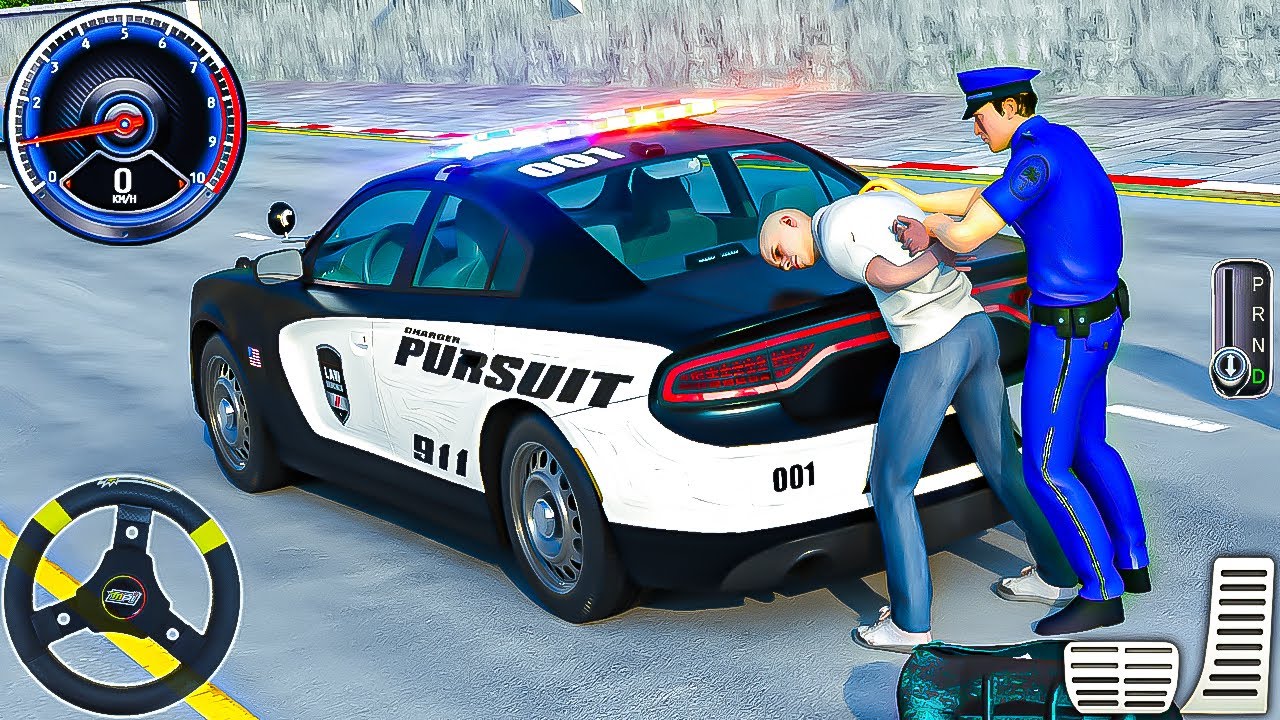 Police Car Chase Simulator 2025 - Cop Car Driving Real Multi-Storey Cars Driver - Android Gameplay