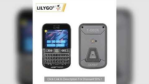 LILYGO® T-Deck Plus ESP32-S3 LoRa Development Board LoRaWAN Low power consumption long distance comm