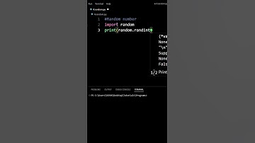 Generate a random number #python #trending #education #tutorial #pythonprogramming #pythoncode #code