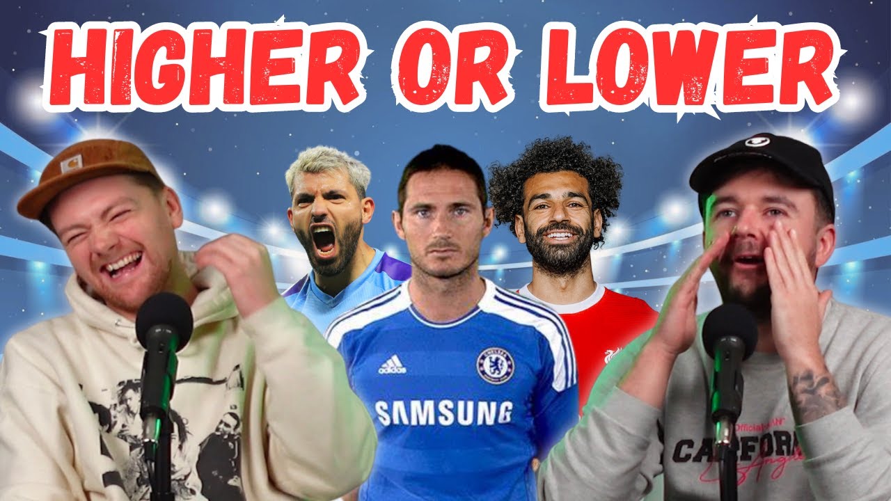 Higher or lower futbol