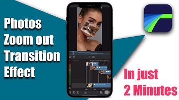 Create Photos zoom out effect in Lumafusion.