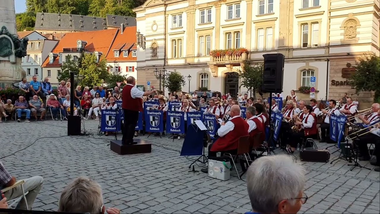 Stadtkapelle Kulmbach Marktplatzserenade 2022 07 28