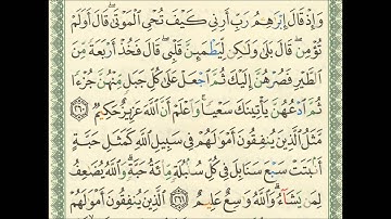 سورة البقرة 260-261