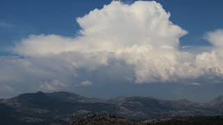 Timelapse of Thunder Clouds from Emigrant Gap