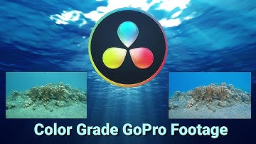 Color Grading Underwater GoPro 10 footage- Davinci Resolve