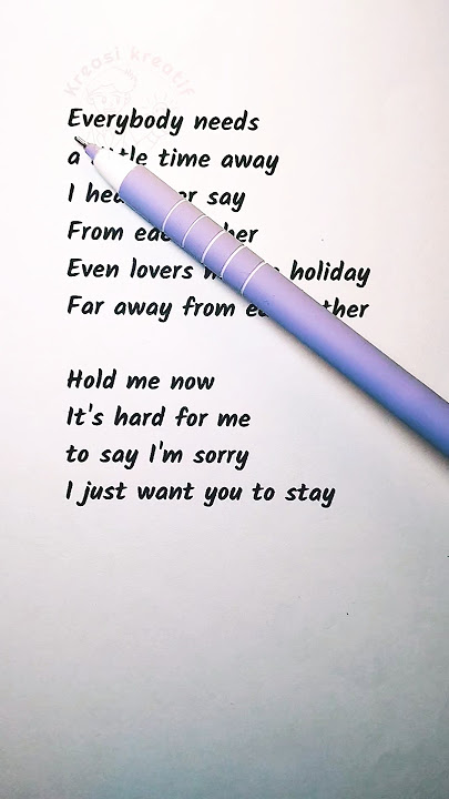 Chicago - Hard to Say I’m Sorry: When Love Needs an Apology 💔🎶