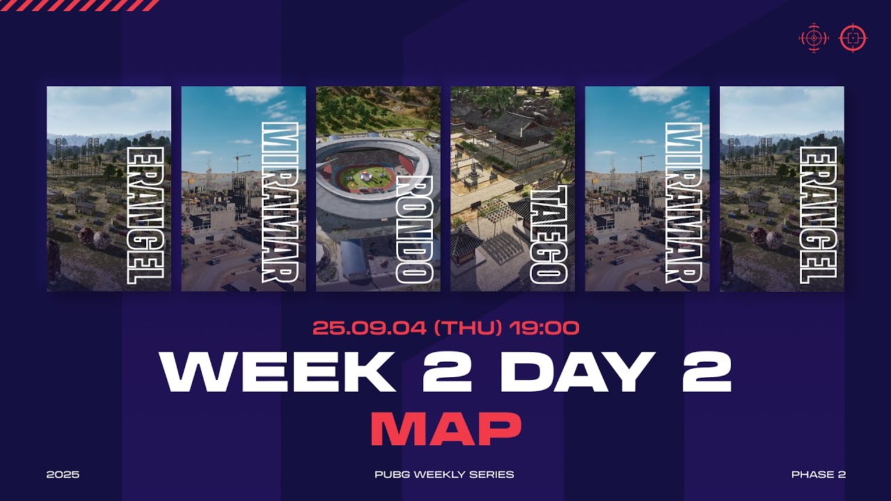 (MAP) 위클리 스테이지 WEEK 2 DAY 2 ⎮ 2025 PWS [배틀그라운드] [배그]