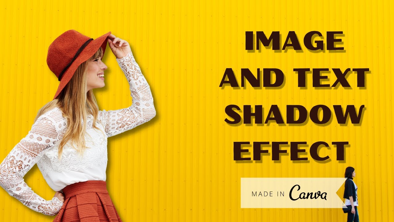 How to given Shadow effect in canva | Canva Tutorial 