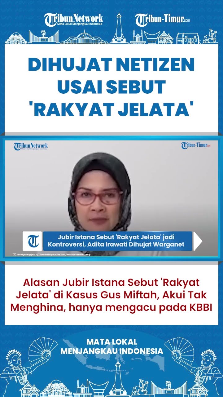 SHORT | JAWABAN Jubir Istana Sebut 'Rakyat Jelata' jadi Kontroversi, Adita Irawati Minta Maaf