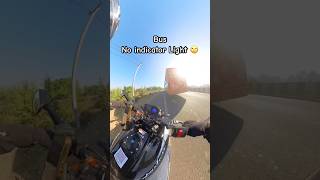 🥲Bus No!! Indicator Light🙄🥲 #ns400z #rider #biker #travel #busdriver #roadtrip #bajajmotorcycle