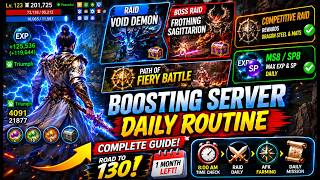 MIR4 Boosting Server: My Daily Routine for Fast Level 130 Progress (F2P Guide)
