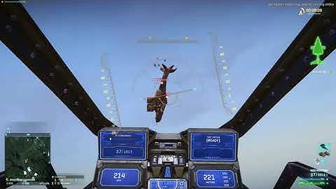 Planetside 2: AA Reaver - M20 Mustang/Coyotes, Air Combat In-between the trees after a cont unlock