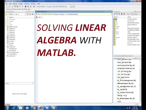 Solving Linear Algebra