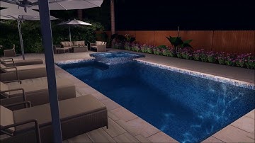 CUSTOM POOLS - 3D POOL VIDEO