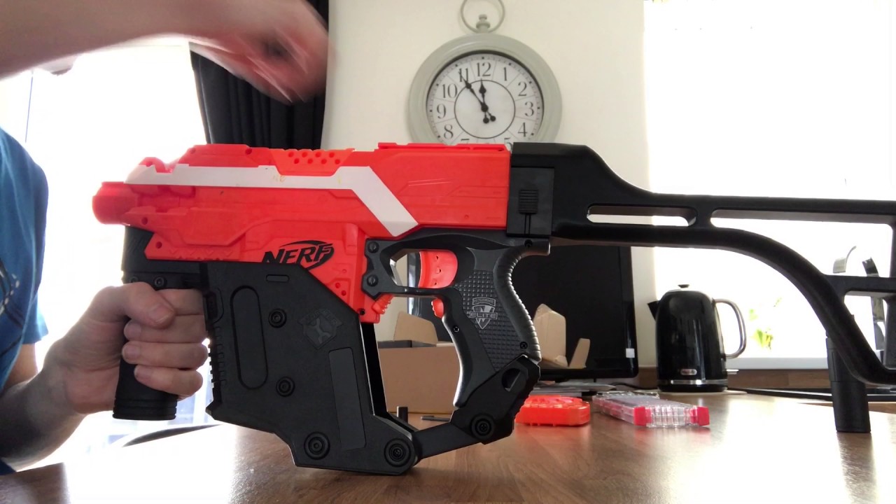 Nerf Stryfe Project: Kriss Vector Assembly - YouTube