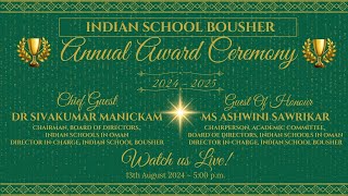 Annual Award Ceremony 2024-25 Indian School Bousher