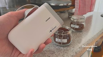 Niimbot D11 Thermal Label Printer using iPad Pro M1 (Unboxing)