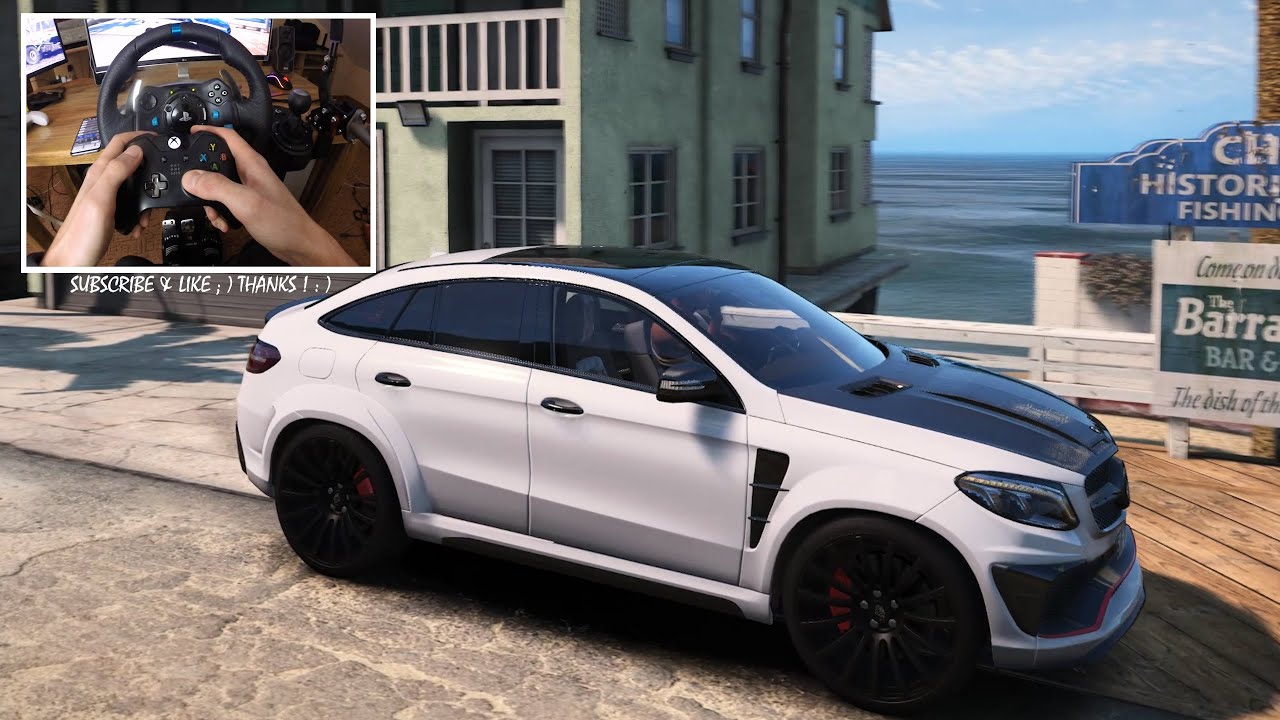Mercedes Benz Gle Coupe Amg Onyx G6 Gta V Logitech G29 When Gta Vi Who Waiting Review Youtube