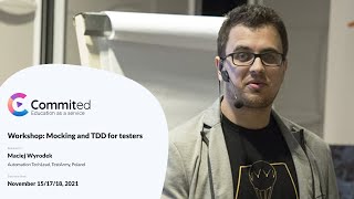 Workshop: Mocking and TDD for testers part: 1/3 | Commited