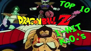 TOP 10 DRAGON BALL Z 1-HIT KO'S