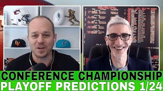 NFL Opening Line Report | Conference Championship Odds and Preview with Drew Martin and Teddy Covers