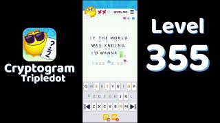 Cryptogram Tripledot Level 355 Answer | SolutionGuruji