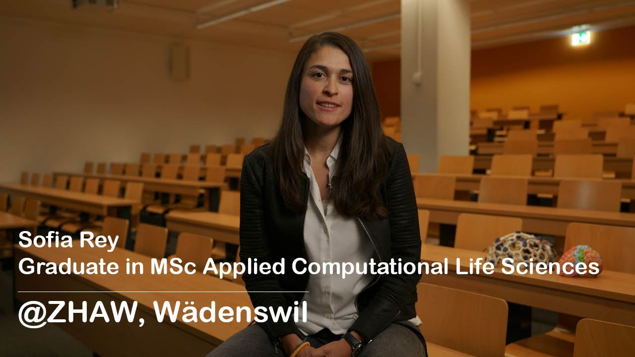 Sofia Rey, Graduate in MSc Applied Computational Life Sciences @ZHAW, Wädenswil