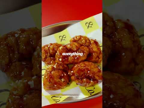 Jet Tila on the mic. Korean Fried Chicken Bites on the menu.