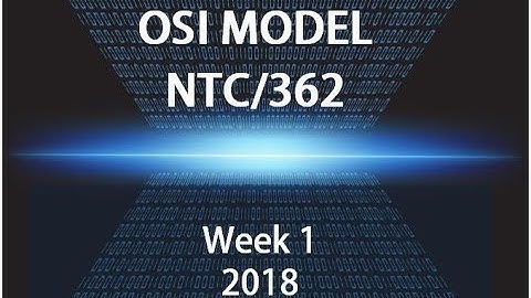 NTC/362 OSI Model Presentation