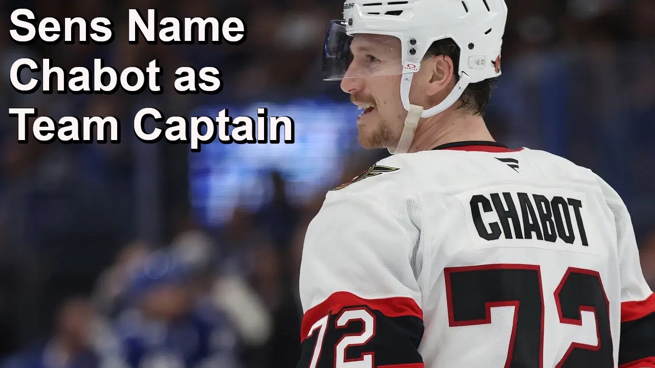 Chabot Named Sens Captain, Faber Has a Skull Fracture, Schaefer Among Isles Alternates