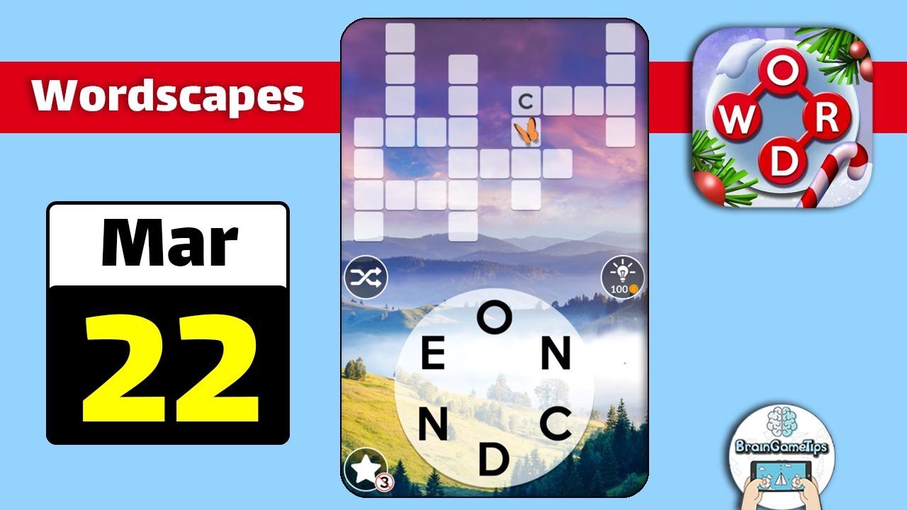 Wordscapes - March 22 2021 Daily Puzzle Answer