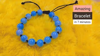 😱How to Make Beaded Macrame Bracelet | Macrame Bracelet Tutorial☺️🥺