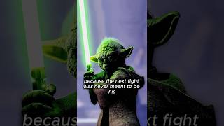 Why Yoda Never Fought Darth Vader (The Real Reason)