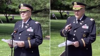 Veteran's Mic Cut Off When He Says African Americans Were The First To Celebrate Memorial Day